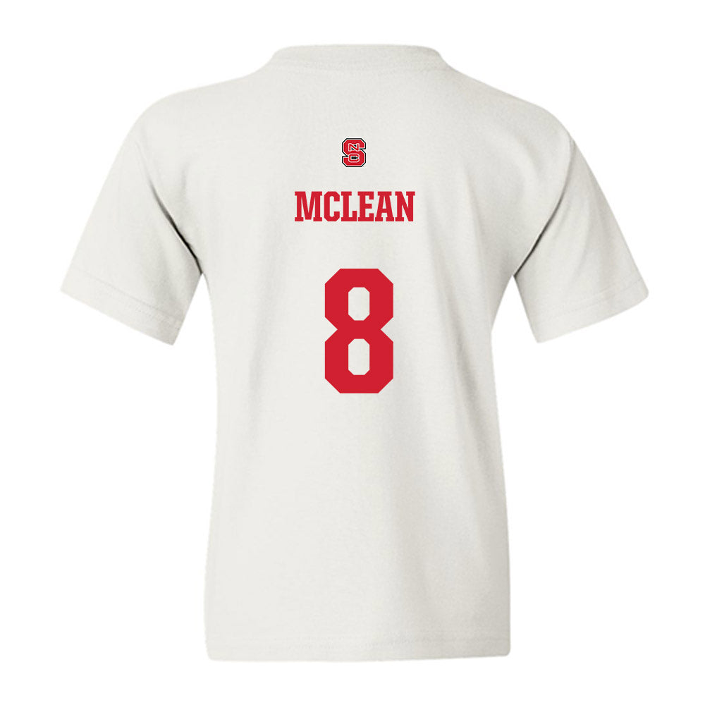 NC State - NCAA Men's Soccer : Justin McLean - Generic Shersey Youth T-Shirt-1