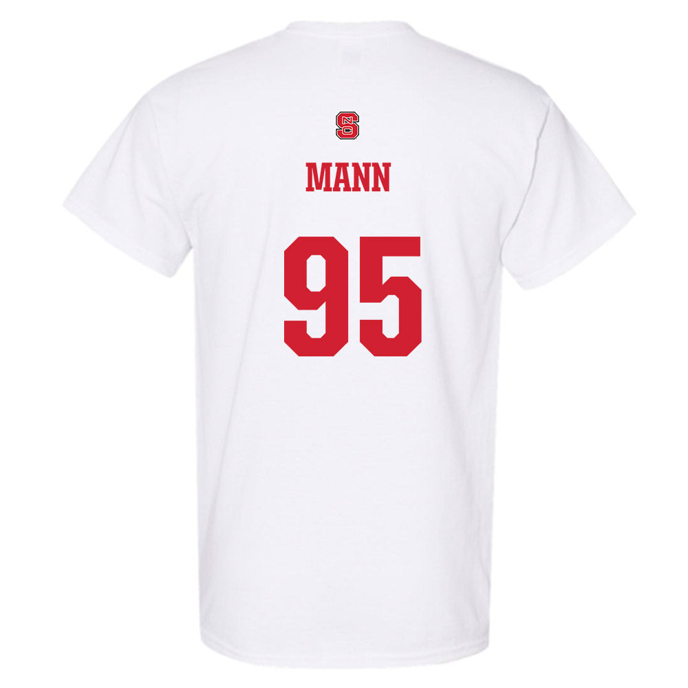 NC State - NCAA Football : Jake Mann - Generic Shersey T-Shirt-1