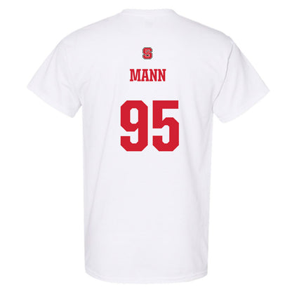 NC State - NCAA Football : Jake Mann - Generic Shersey T-Shirt-1