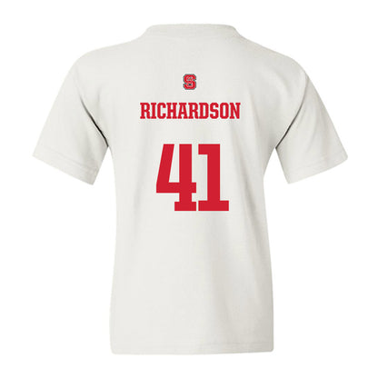 NC State - NCAA Football : AJ Richardson - Generic Shersey Youth T-Shirt-1