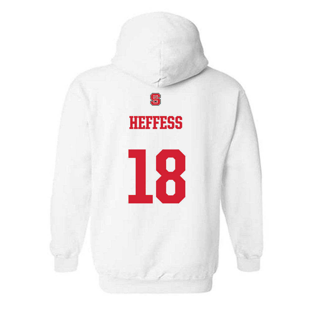 NC State - NCAA Men's Soccer : Isaac Heffess - Generic Shersey Hooded Sweatshirt