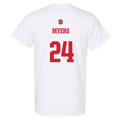 NC State - NCAA Football : Zack Myers - T-Shirt
