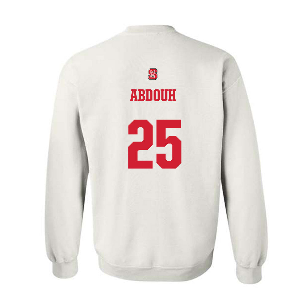 NC State - NCAA Men's Soccer : Adam Abdouh - Generic Shersey Crewneck Sweatshirt-1