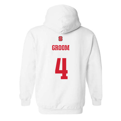 NC State - NCAA Women's Volleyball : Sophia Groom - Generic Shersey Hooded Sweatshirt