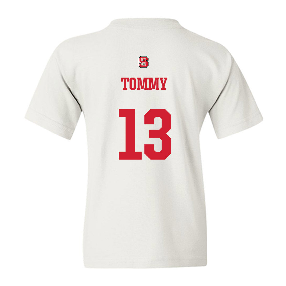 NC State - NCAA Men's Soccer : Calem Tommy - Generic Shersey Youth T-Shirt-1