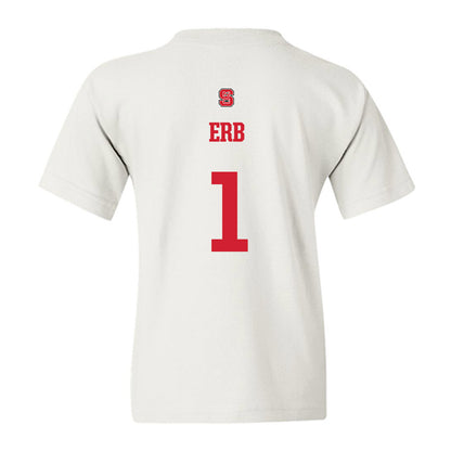 NC State - NCAA Men's Soccer : Logan Erb - Generic Shersey Youth T-Shirt-1