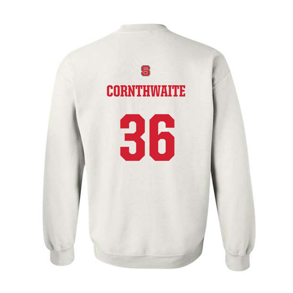 NC State - NCAA Football : Cameron Cornthwaite - Generic Shersey Crewneck Sweatshirt-1