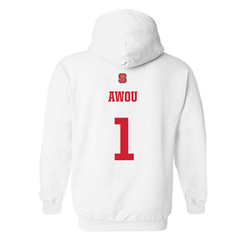 NC State - NCAA Women's Basketball : Lorena Awou - Generic Shersey Hooded Sweatshirt-1