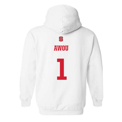 NC State - NCAA Women's Basketball : Lorena Awou - Generic Shersey Hooded Sweatshirt-1