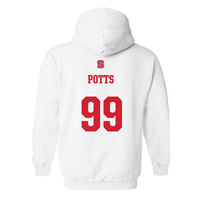 NC State - NCAA Baseball : Tristan Potts - Generic Shersey Hooded Sweatshirt