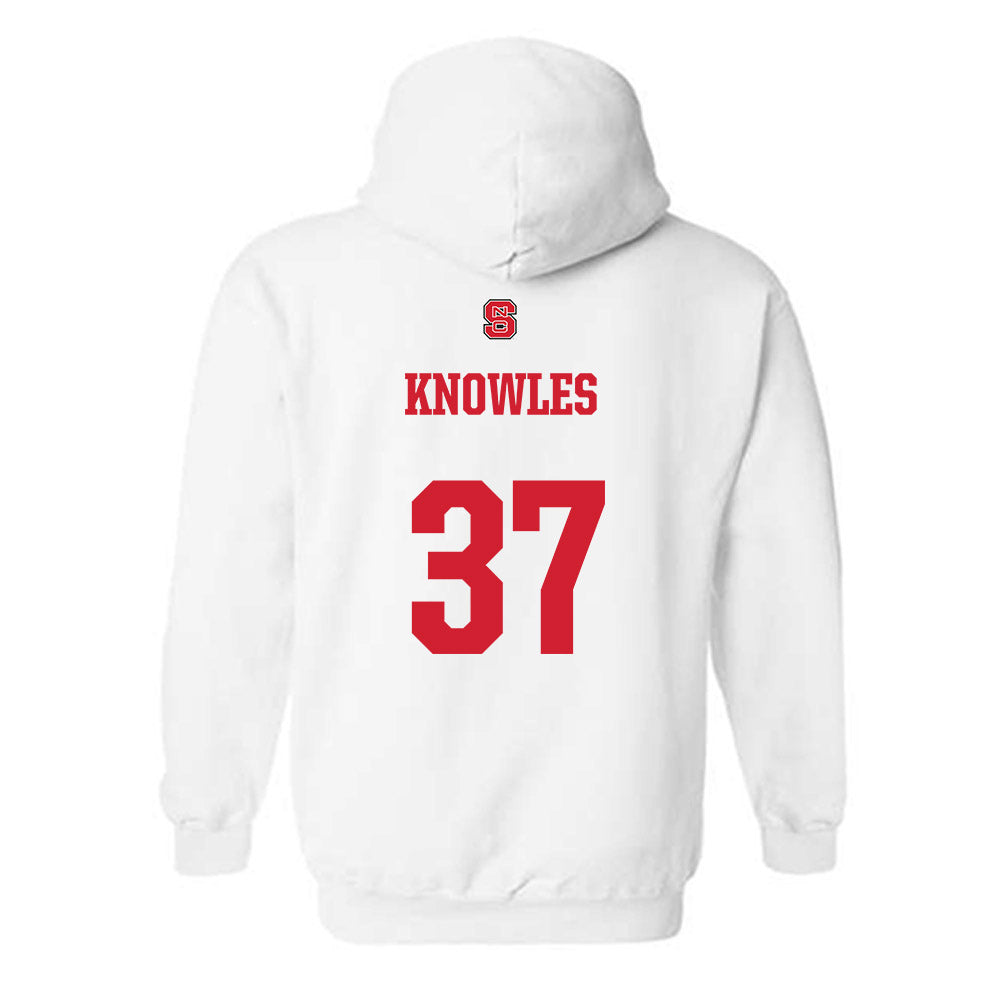 NC State - NCAA Baseball : Aden Knowles - Generic Shersey Hooded Sweatshirt