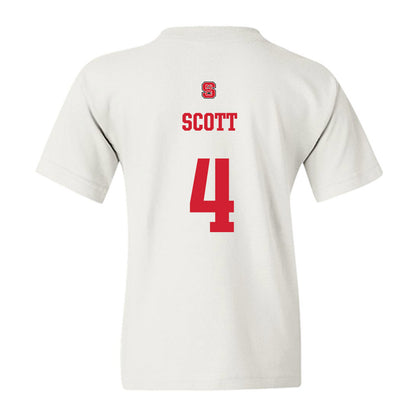 NC State - NCAA Football : Jayden Scott - Generic Shersey Youth T-Shirt-1