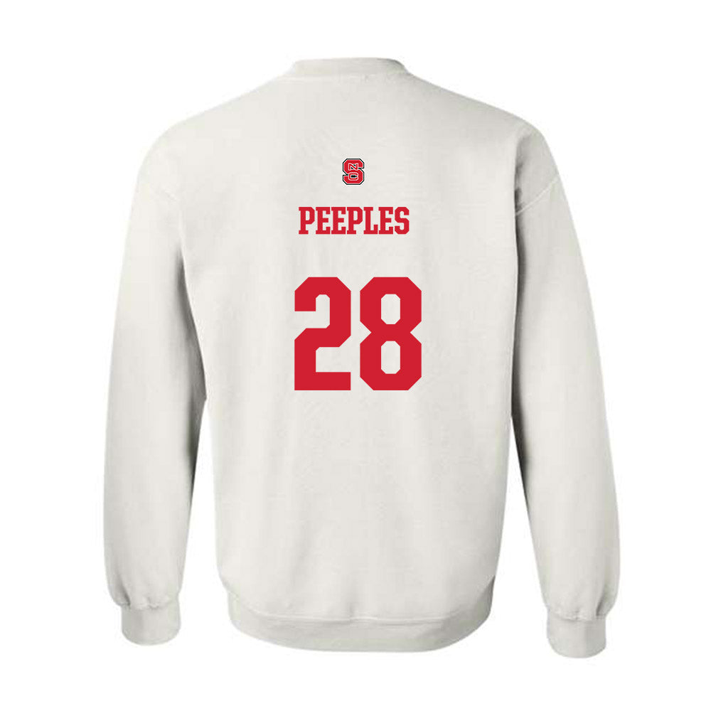 NC State - NCAA Men's Soccer : Brendan Peeples - Generic Shersey Crewneck Sweatshirt-1