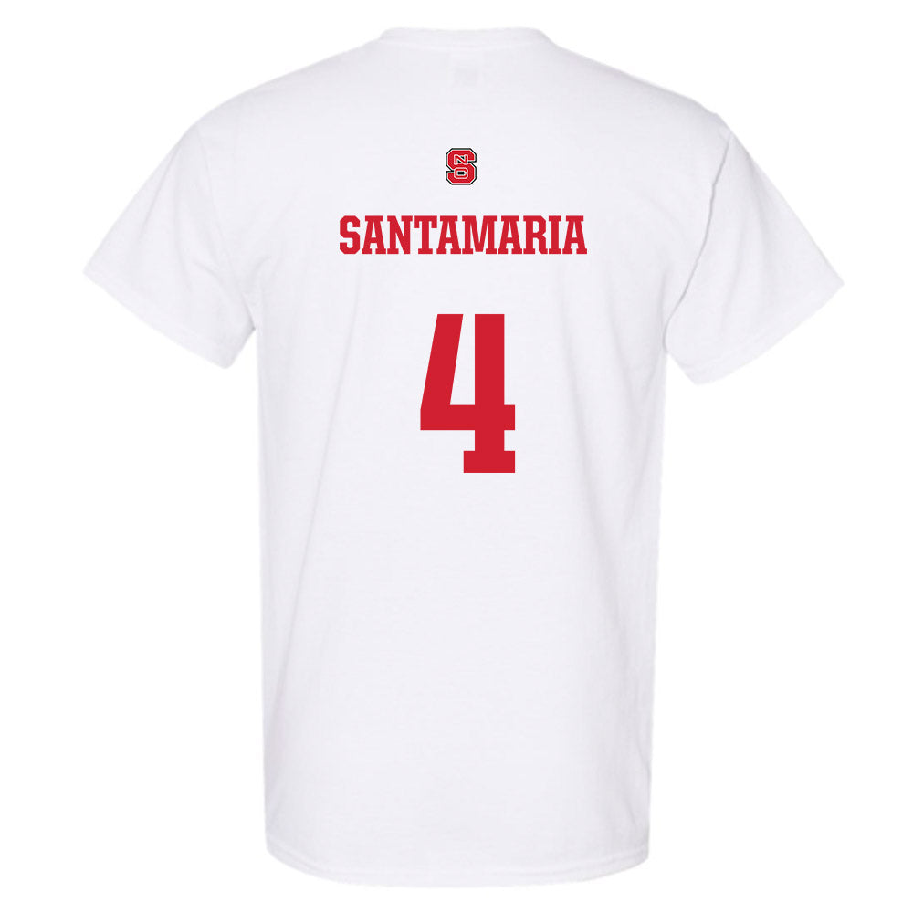 NC State - NCAA Men's Soccer : Carlos Santamaria - Generic Shersey T-Shirt-1