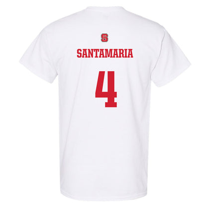 NC State - NCAA Men's Soccer : Carlos Santamaria - Generic Shersey T-Shirt-1