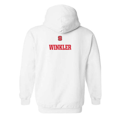 NC State - NCAA Men's Swimming & Diving : Kaii Winkler - Generic Shersey Hooded Sweatshirt