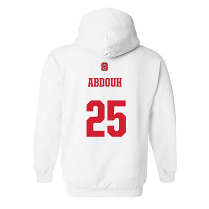 NC State - NCAA Men's Soccer : Adam Abdouh - Generic Shersey Hooded Sweatshirt-1