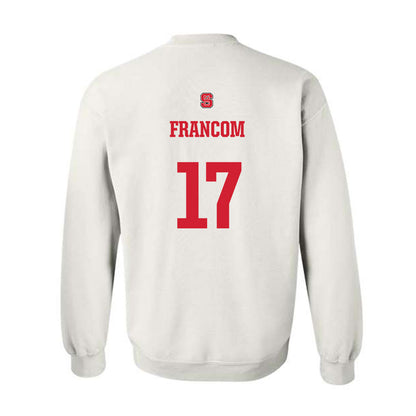 NC State - NCAA Women's Volleyball : Talia Francom - Generic Shersey Crewneck Sweatshirt-1