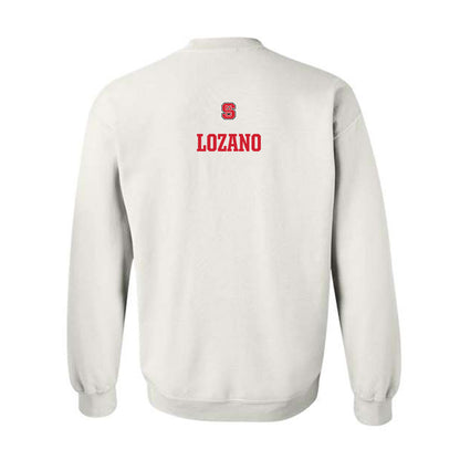 NC State - NCAA Cheerleading : Marcus Lozano - Generic Shersey Crewneck Sweatshirt