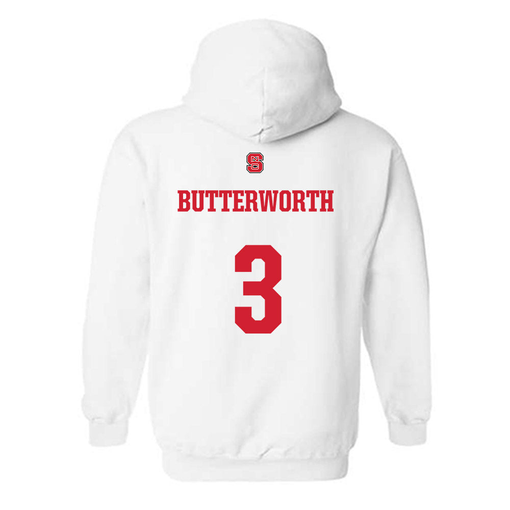 NC State - NCAA Baseball : Brandon Butterworth - Hooded Sweatshirt Classic Shersey