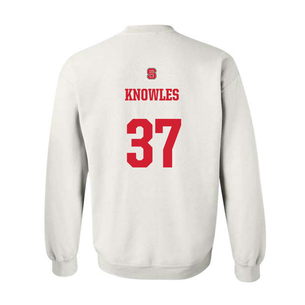 NC State - NCAA Baseball : Aden Knowles - Generic Shersey Crewneck Sweatshirt