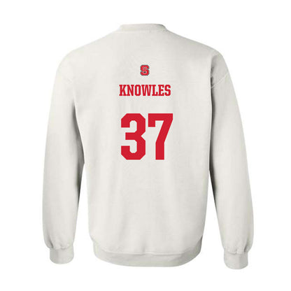 NC State - NCAA Baseball : Aden Knowles - Generic Shersey Crewneck Sweatshirt