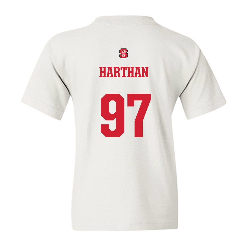 NC State - NCAA Football : Cristian Harthan - Generic Shersey Youth T-Shirt-1