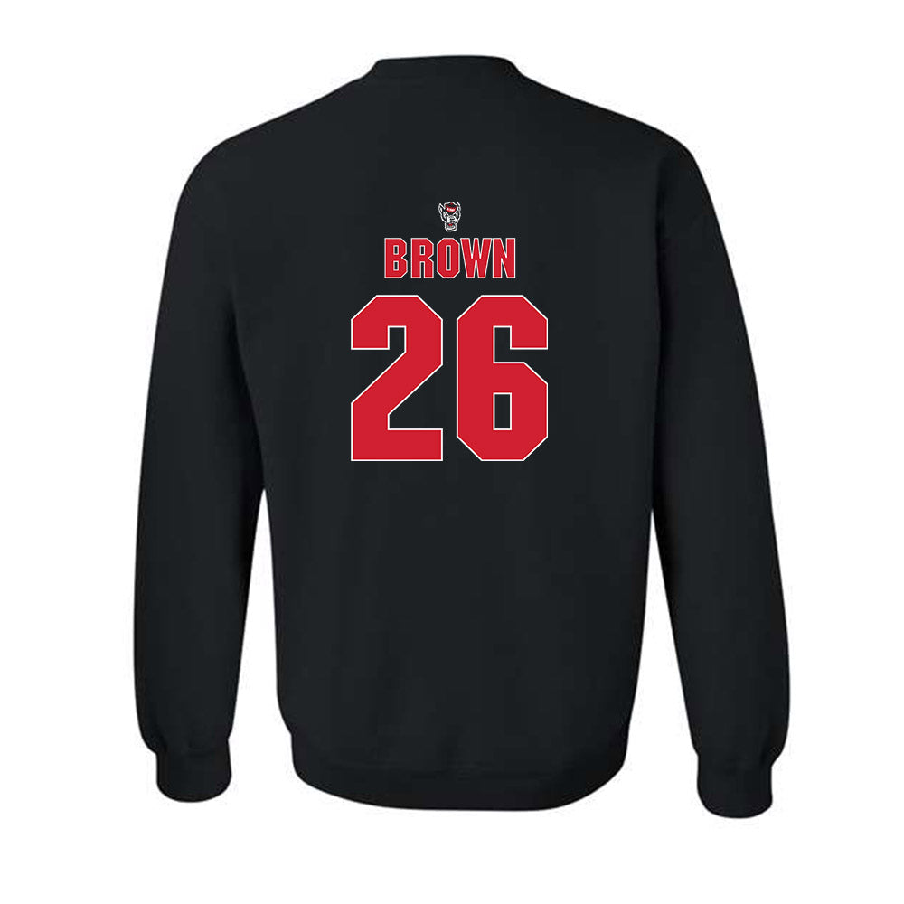 NC State - NCAA Football : Asaad Brown - Crewneck Sweatshirt