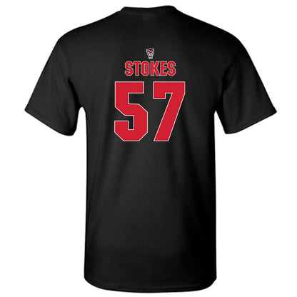 NC State - NCAA Football : Steven Stokes - Sports Shersey T-Shirt-1