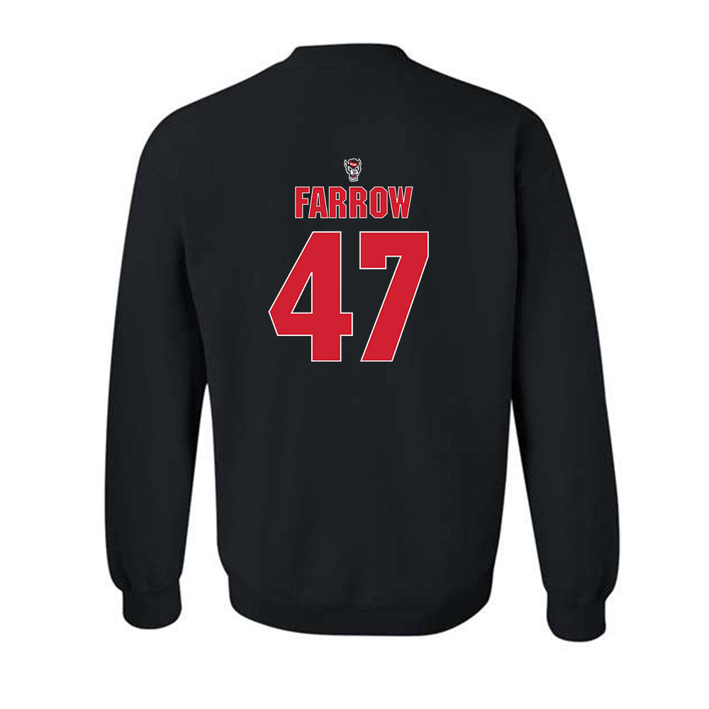 NC State - NCAA Football : Adrian Farrow - Sports Shersey Crewneck Sweatshirt-1