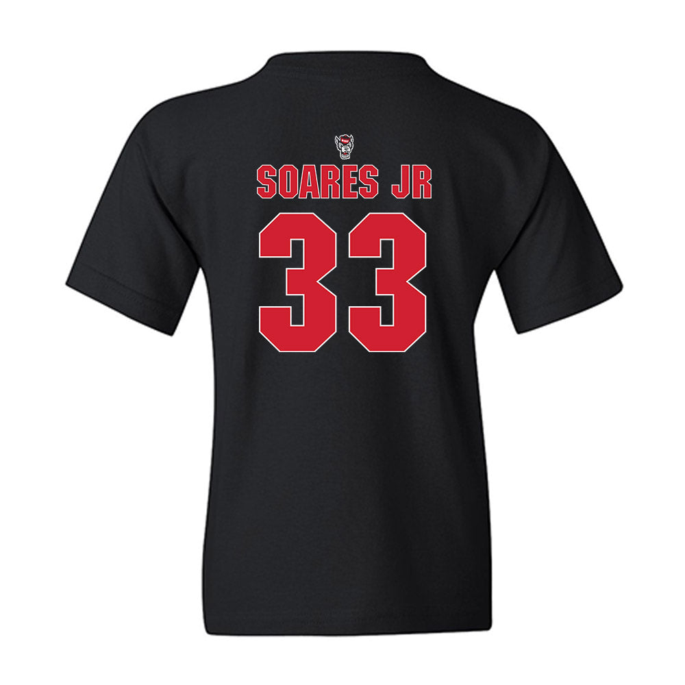 NC State - NCAA Football : Kenny Soares Jr - Sports Shersey Youth T-Shirt-1