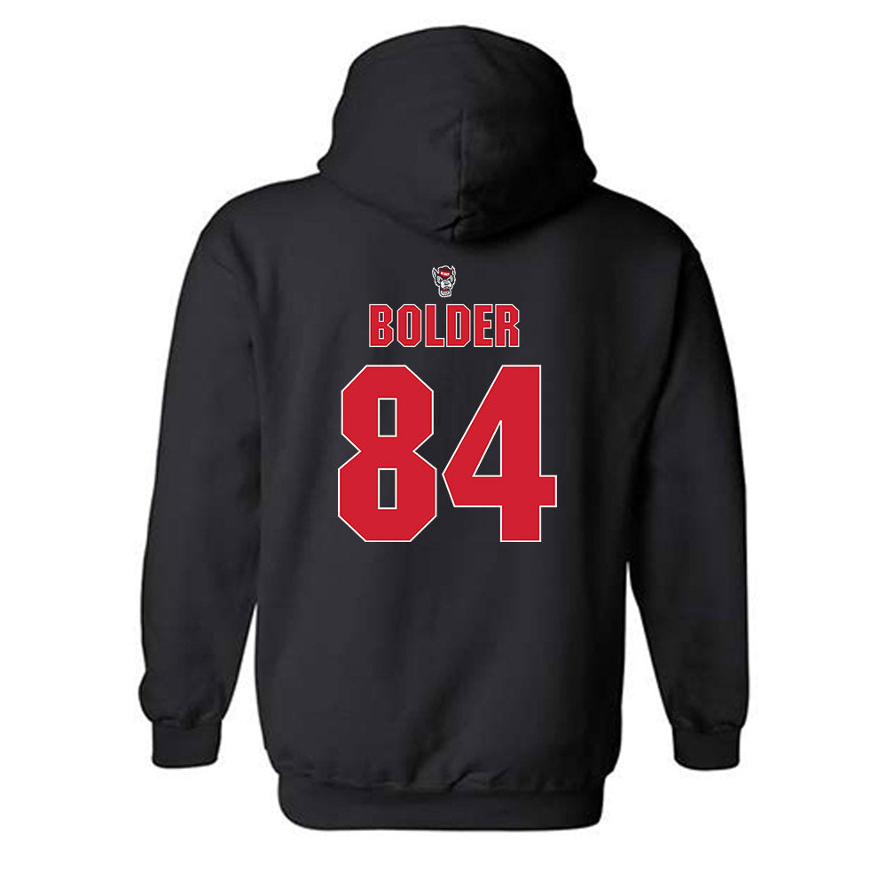 NC State - NCAA Football : Jerel Bolder - Sports Shersey Hooded Sweatshirt-1