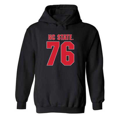 NC State - NCAA Football : Michael Gibbs - Sports Shersey Hooded Sweatshirt-0