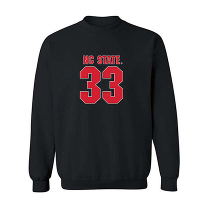 NC State - NCAA Football : Kenny Soares Jr - Sports Shersey Crewneck Sweatshirt-0