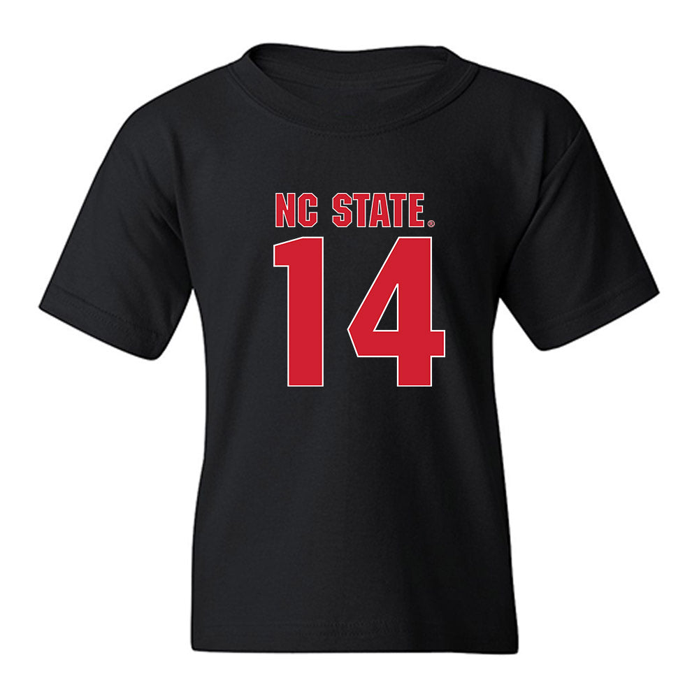 NC State - NCAA Football : Jonathan Paylor - Sports Shersey Youth T-Shirt-0