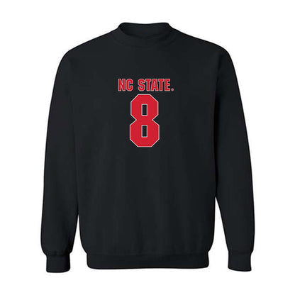 NC State - NCAA Football : Keenan Jackson - Sports Shersey Crewneck Sweatshirt-0