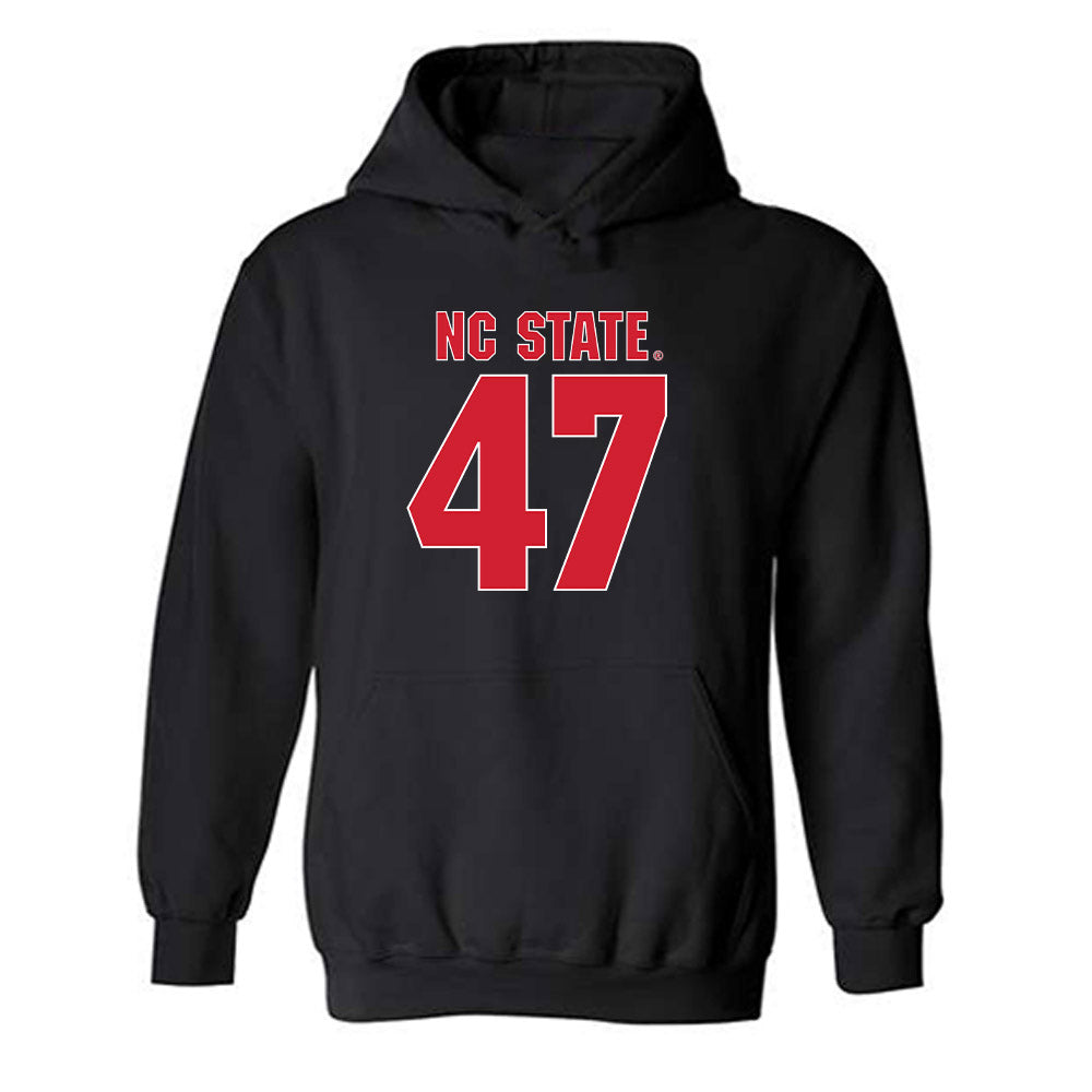 NC State - NCAA Football : Jackson Mastor - Sports Shersey Hooded Sweatshirt-0