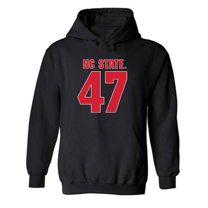 NC State - NCAA Football : Jackson Mastor - Sports Shersey Hooded Sweatshirt-0