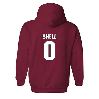 NC State - NCAA Men's Basketball : Jordan Snell - Classic Shersey Hooded Sweatshirt-1