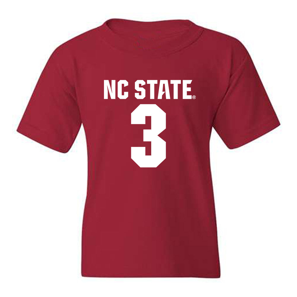 NC State - NCAA Women's Basketball : Zamareya Jones - Classic Shersey Youth T-Shirt