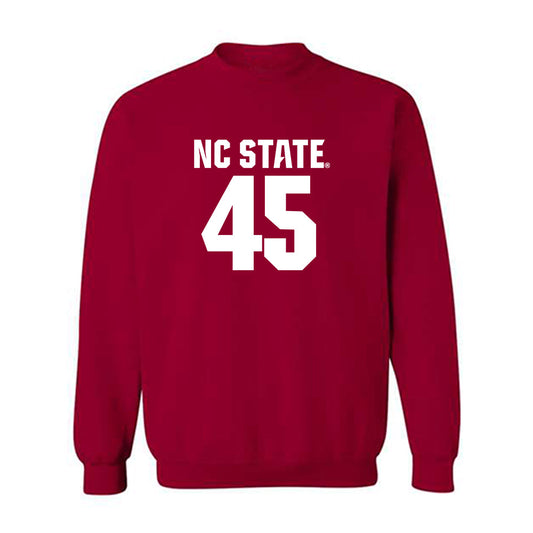 NC State - NCAA Men's Basketball : Colt Langdon - Classic Shersey Crewneck Sweatshirt-0