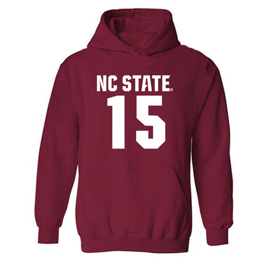 NC State - NCAA Men's Basketball : Jerry Deng - Classic Shersey Hooded Sweatshirt-0