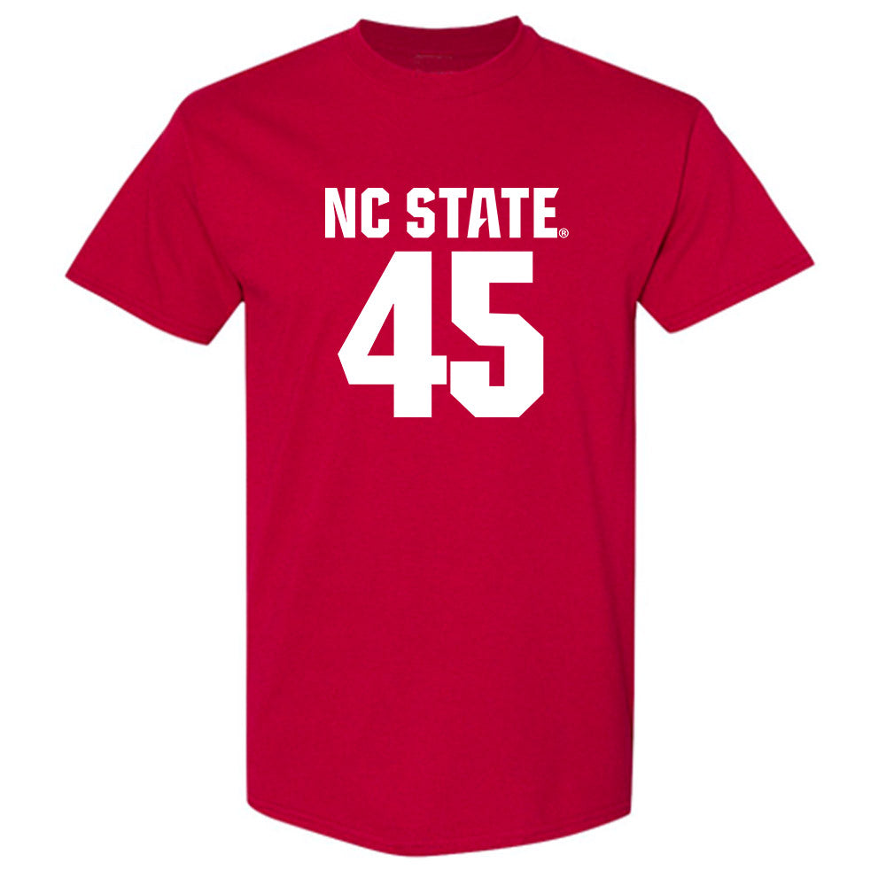 NC State - NCAA Men's Basketball : Colt Langdon - Classic Shersey T-Shirt-0