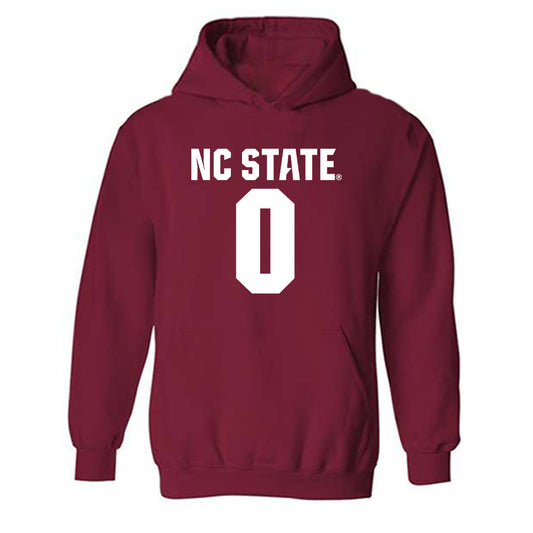 NC State - NCAA Men's Basketball : Jordan Snell - Classic Shersey Hooded Sweatshirt-0
