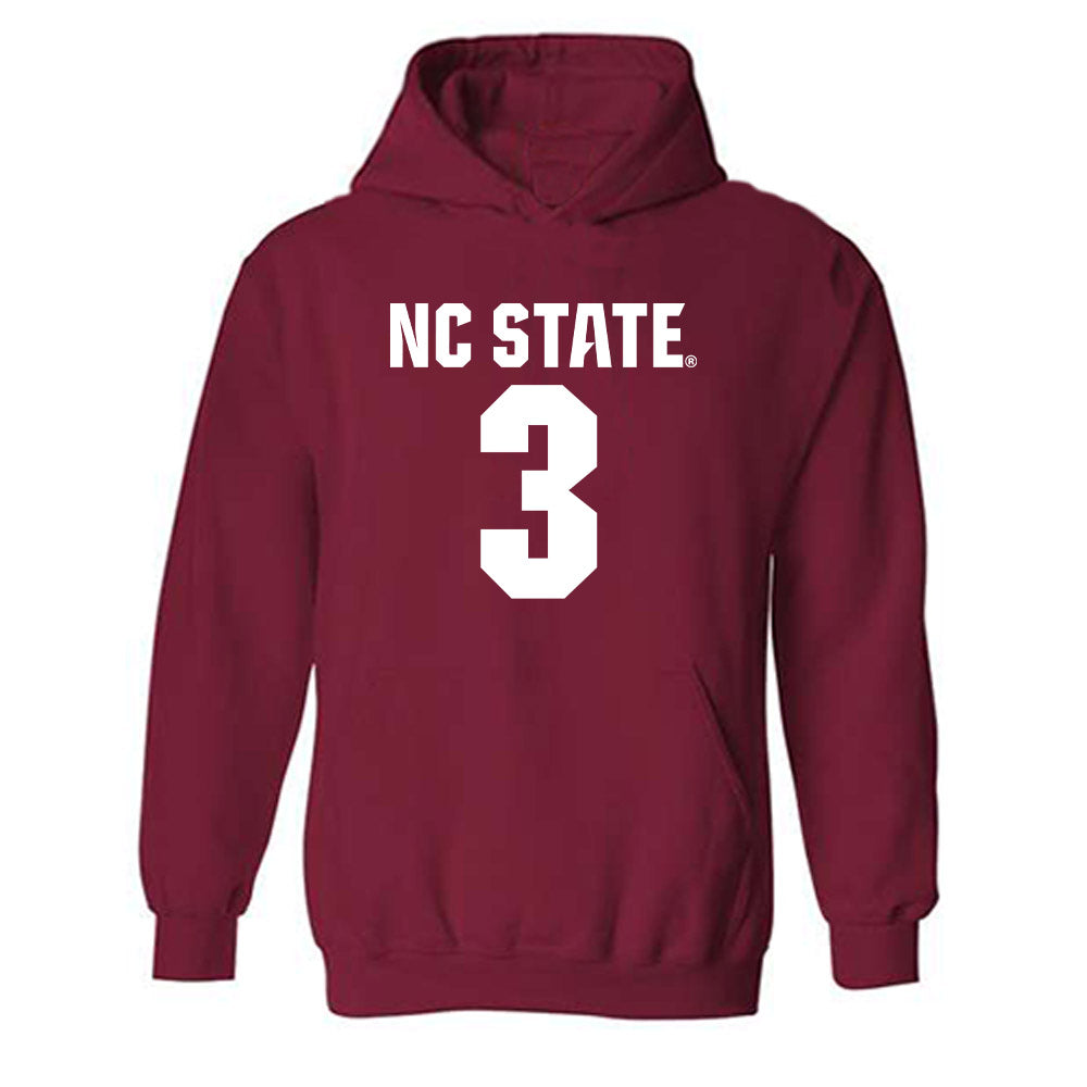 NC State - NCAA Women's Basketball : Zamareya Jones - Classic Shersey Hooded Sweatshirt