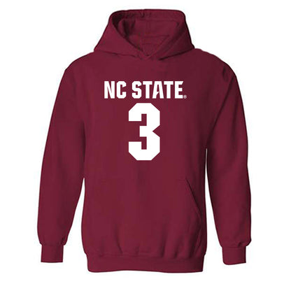 NC State - NCAA Women's Basketball : Zamareya Jones - Classic Shersey Hooded Sweatshirt