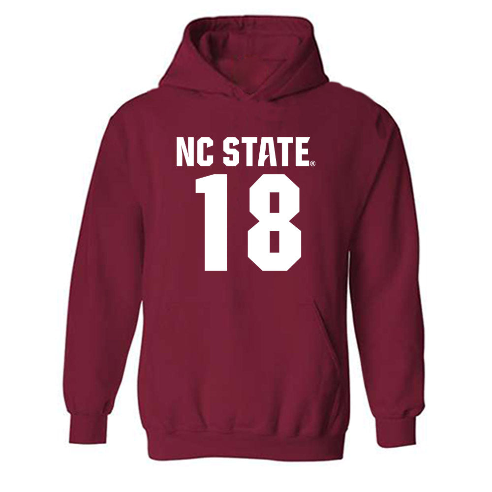 NC State - NCAA Women's Basketball : Tilda Trygger - Classic Shersey Hooded Sweatshirt-0