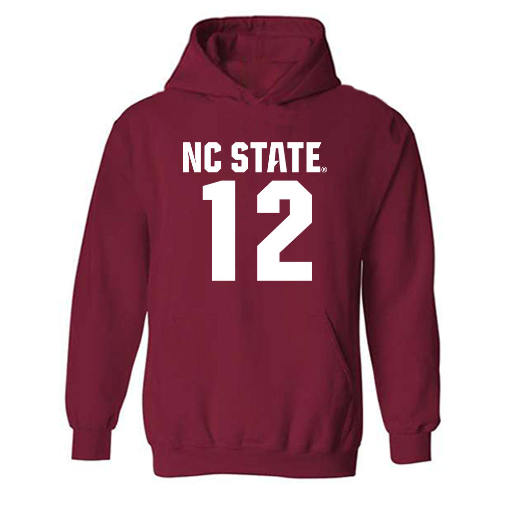 NC State - NCAA Women's Basketball : Khamil Pierre - Classic Shersey Hooded Sweatshirt-0