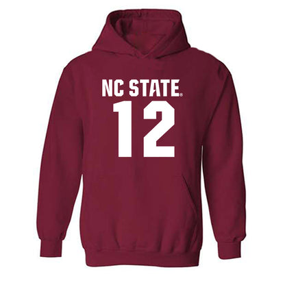 NC State - NCAA Women's Basketball : Khamil Pierre - Classic Shersey Hooded Sweatshirt-0