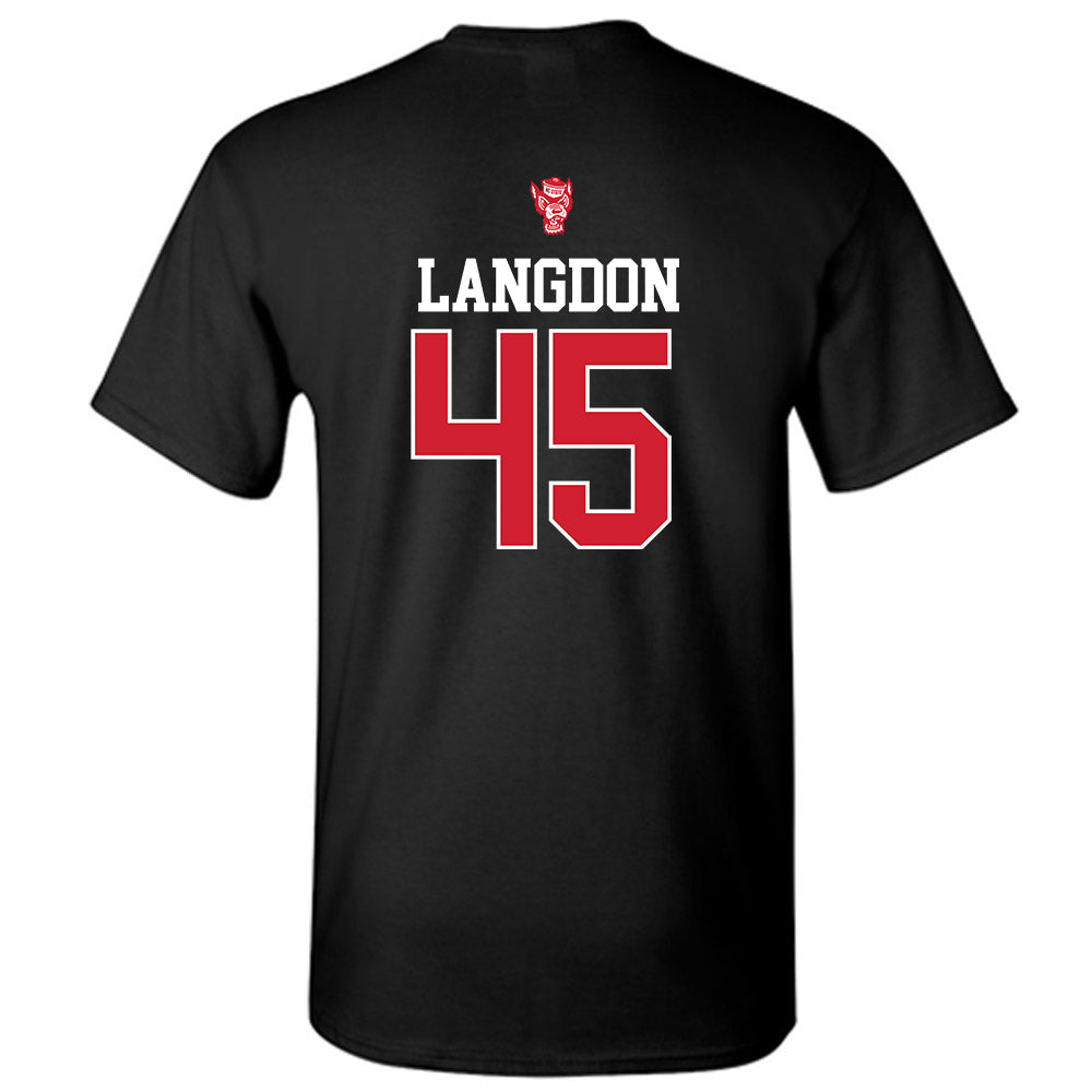 NC State - NCAA Men's Basketball : Colt Langdon - Classic Shersey T-Shirt-1